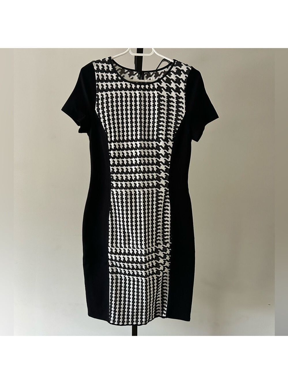 Marc Cain Elegant Black and White Dress, Size N3, US 6.